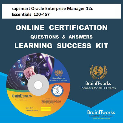 

SAPSMART Oracle Enterprise Manager 12c Essentials| 1Z0-457 Online Certification & Interview Video Learning Success Kit(DVD)