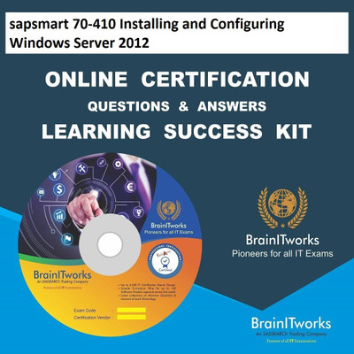 

SAPSMART 70-410 Installing and Configuring Windows Server 2012 Online Certification Video Learning Success Kit(DVD)