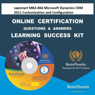 

SAPSMART MB2-866 Microsoft Dynamics CRM 2011 Customization and Configuration Online Certification Video Learning Success Kit(DVD)