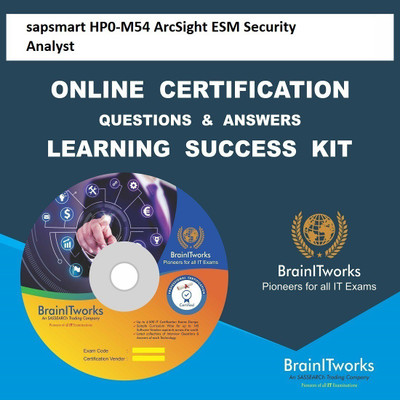 

SAPSMART HP0-M54 ArcSight ESM Security Analyst Online Certification Video Learning Success Kit(DVD)