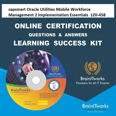 

SAPSMART Oracle Utilities Mobile Workforce Management 2 Implementation Essentials| 1Z0-458 Online Certification & Interview Video Learning Success Kit(DVD)