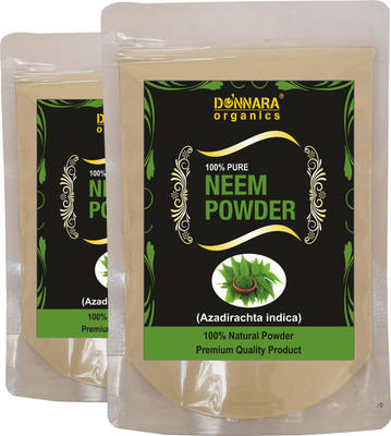 Donnara Organics 100% Natural Neem Powder Combo pack of 2 of 150 gms(300 gms)(300 g)