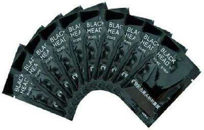 

Osking Black Mask Charcoal Blackhead Remover Pore Cleansing Black Mask Peel Off Mask Pack Of 10 (60 ml)(60 ml)