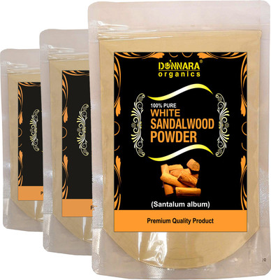 

Donnara Organics 100% Pure White Sandalwood Powder Combo pack of 3 of 150 gms(450 gms)(450 g)