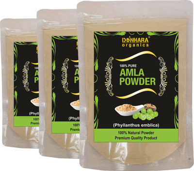 

Donnara Organics 100% Natural Amla Powder Combo pack of 3 of 150 gms(450 gms)(450 g)