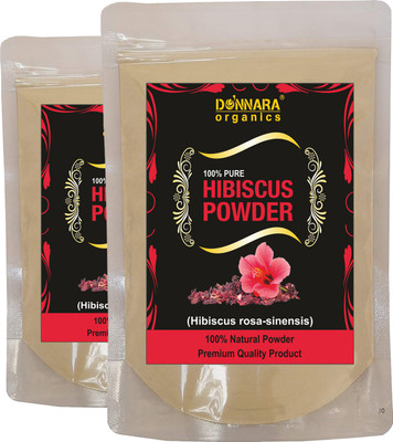 

Donnara Organics 100% Natural Hibiscus Powder Combo pack of 2 of 150 gms(300 gms)(300 g)