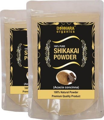 

Donnara Organics 100% Natural Shikakai Powder Combo pack of 2 of 150 gms(300 gms)(300 g)