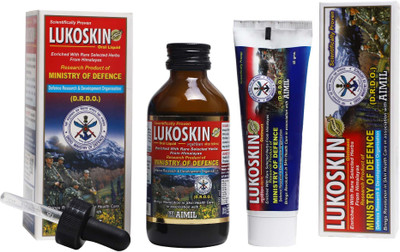 

Aimil Lukoskin Combo: Ayurvedic Medicine For Leucoderma(100 ml)