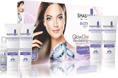 

Shanaya Biotrends Botanicals Glow Diamond Facial Kit 310 g