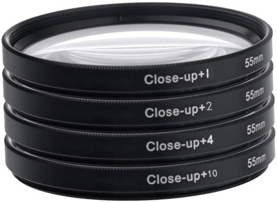 SHOPEE 55Mm Close Up Lens Filter Kit For Sony 18-55Mm 55-250Mm Alpha Dslr Digital Camera Black & White Filter(55 mm)