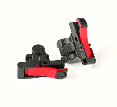 

CASADOMANI PUBG Gamepad Sensitive Shoot/Aim Buttons L1 R1 D9 Trigger Mobile Game Controller for Android & IOS Smartphones Gaming Accessory Kit(Red, Black, For Android, iOS)