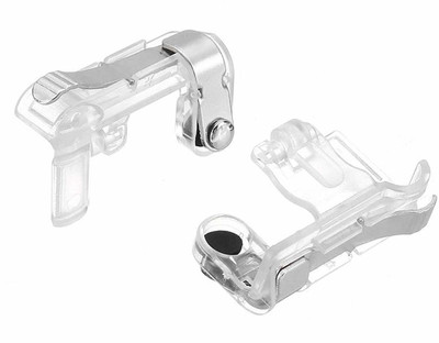 

BUY SURETY Pubg Trigger Aim Fire Controller Shooter Button Mobile Game Gaming Accessory Kit(Steel, Transparent, For Android, iOS)