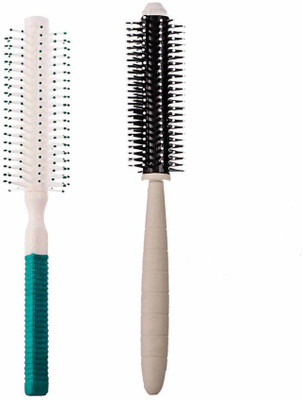 

YOUNGMONK Round Roller Hair Brush (Pack of 2) (MultiColor)