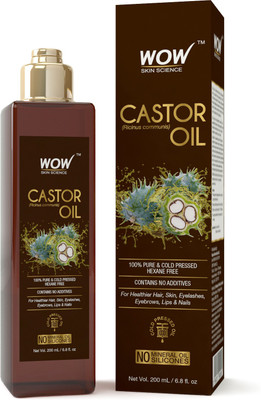 

WOW Skin Science Castor Oil -200mL Hair Oil(200 ml)