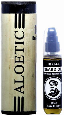 

ALOETIC HERBAL BEARD OIL 60 ML Hair Oil(60 ml)