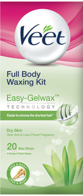

Veet Full Body Waxing Kit Dry Skin Strips(20 Strips)