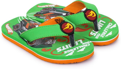 

Hot Wheels Boys Slip On Slipper Flip Flop(Green