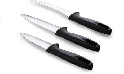 CRYSTAL 3 Pc Stainless Steel Knife Set