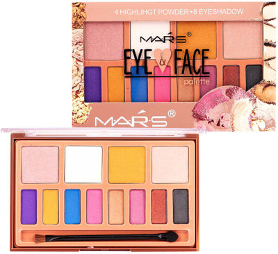 

Mars Eye and Face 4 Highlighter and 8 Eyeshadow