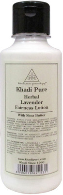 

Khadi Pure Herbal Lavender Fairness Lotion with Sheabutter(210 ml)