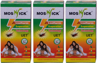 Moskick VAAHMK3 Mosquito Vaporiser Refill(3 x 45 ml)