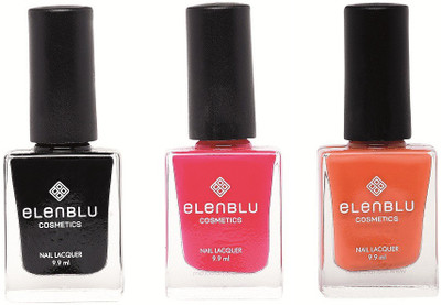 

Elenblu Black Shadow, Mauve Taupe & Rustic Decay - (9.9ml Each) pink(Pack of 3)