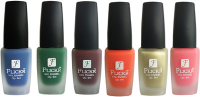 

Flickr MATTE NAIL POLISH Blue,Green,Maroon,Orange,Golden,Peach(Pack of 6)