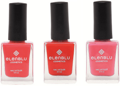 

Elenblu California Coral, Wicked & Chestnut - (9.9ml Each) pink(Pack of 3)