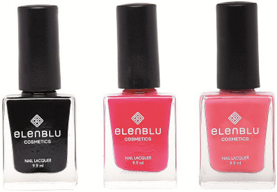 

Elenblu Black Shadow, Mauve Taupe & Chestnut - (9.9ml Each) pink(Pack of 3)