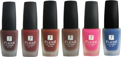 

Flickr MATTE NAIL POLISH Maroon,Reddish Maroon,Nude,Brown,Pink,Blue(Pack of 6)