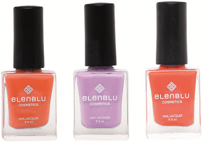 

Elenblu Rustic Decay, Princess Rule & Roseate Blush - (9.9ml Each) pink(Pack of 3)