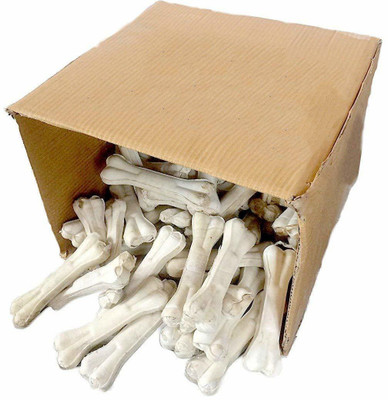 

Pets Empire Rawhide Pressed Chew Dog Bone Mega Pack, 10 kg (10-inch) Chicken Dog Chew(10 kg, Pack of 1)