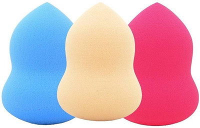 

Rabcom Makeup Beauty Foundation Cream Powder Liquid Blender Spong Puff set of 3