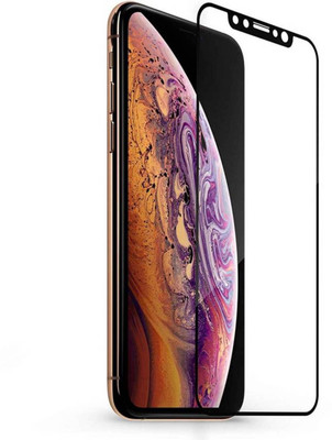 SHIV ELECTRONICS Edge To Edge Tempered Glass for C-Mania Edge To Edge Tempered Glass for Apple Iphone XS MAX (Premium 6D 9H Full Glue)(Pack of 1)