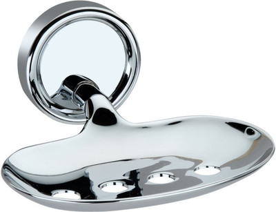 

ESS-TWO ESSTWO FULL BRASS SILVA SERIES SOAP DISH , SOAP CASE, SOAP HOLDER FOR KITCHEN :: BATHROOM :: SHOWER (CHROME FINISHED)(Silver)