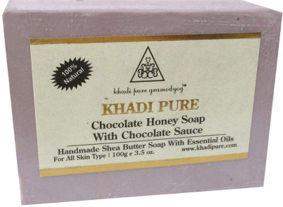 

Khadi Pure Herbal Chocolate & Honey with Chocolate Sauce Soap with Sheabutter(125 g)