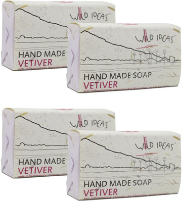 

Wild Ideas Hand-Made Vetiver, 100gx4(100 g, Pack of 4)