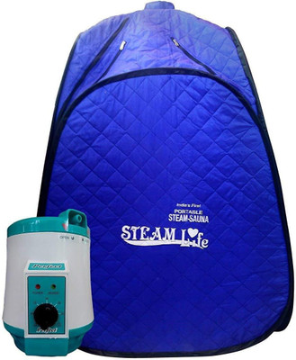 Styleys S1023 Polyester Blend Portable Therapeutic Steam Sauna Bath Home Spa Portable Steam Sauna Bath(Blue)