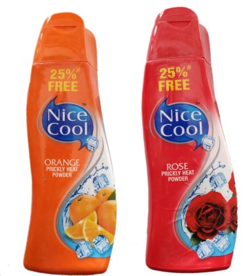 NICE COOL COOL ORANGE & ROSE POWDER(2 x 150 g)