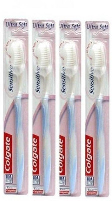 

Colgate gentle cleaning sensitive soft superior pack of 4 Ultra Soft Toothbrush(Pack of 4)