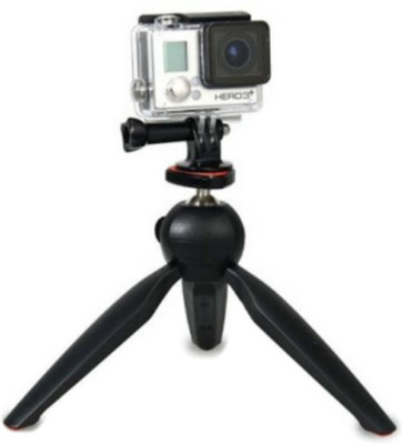 

Roboster Universal Tripod with Mobile Clip Holder Tripod(Black, Supports Up to 1200 g)