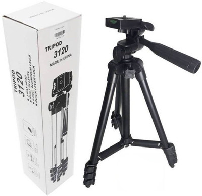 

webster Universal Tripod Mobile Tripod A9 With Mobile Clip Holder Tripod (Black, Supports Up to 3500) Tripod, Tripod Kit(Black, Supports Up to 1800 g)