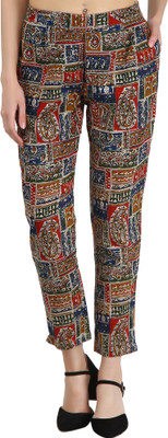 Jaipur Attire Regular Fit Women Multicolor Trousers