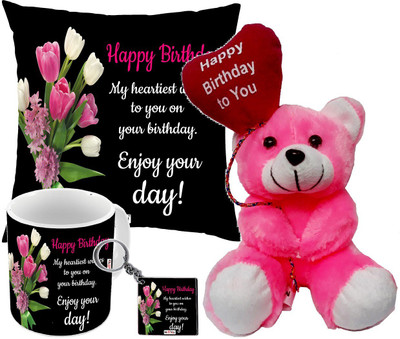 ME&YOU Cushion, Mug, Keychain, Soft Toy Gift Set