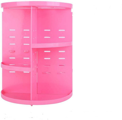 

FAINLIST 360 Degree Rotating Makeup Plastic Rack Cosmetic Storage Case NA Vanity Box(Multicolor)