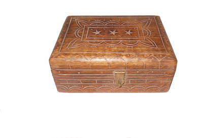 

Art House Wooden Box Makeup, Makeup and Jewellery, etc Vanity Box(Multicolor)