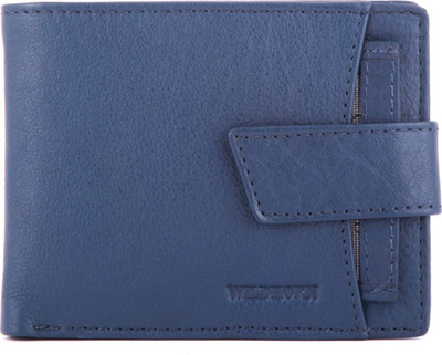 

WildHorn Men Formal Blue Genuine Leather Wallet(5 Card Slots)