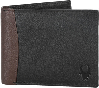

WildHorn Men Black Genuine Leather Wallet(5 Card Slots)