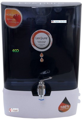 Aqua Active DolphinEcoBlack 12 L RO + UV + UF + TDS Water Purifier(White, Black) at flipkart