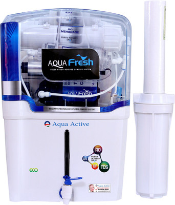 Aqua Active Aqua fresh ECO 15 L RO + UV + UF + TDS Water Purifier(White, Blue) at flipkart